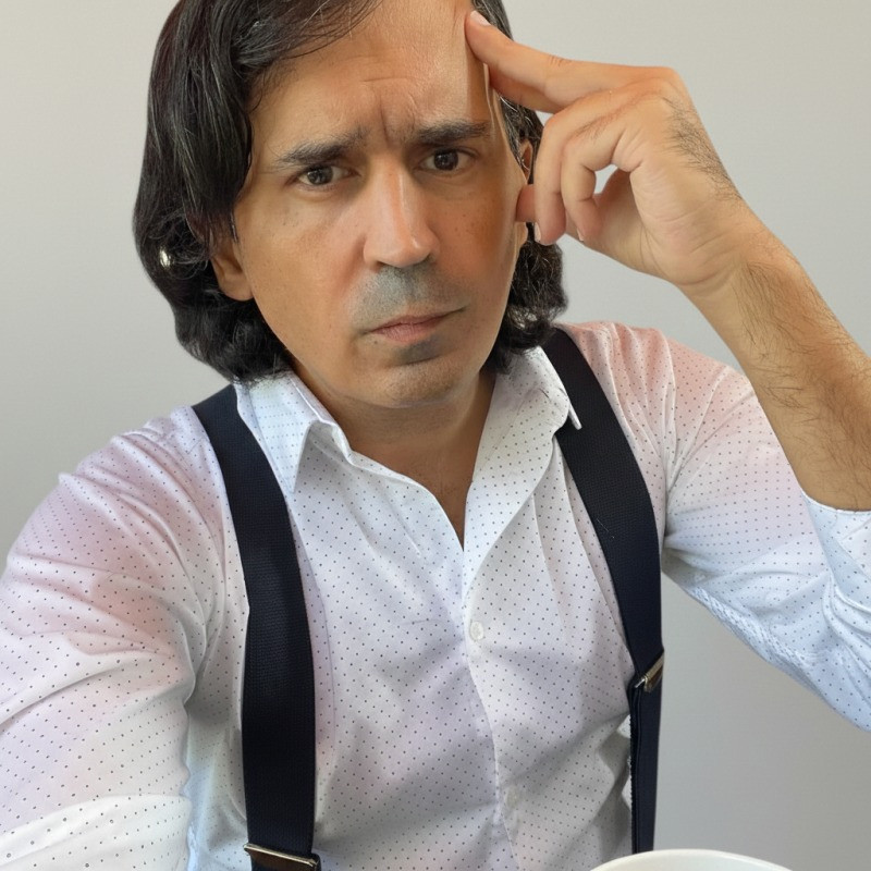 צילום של הסופר אלירן מלכה